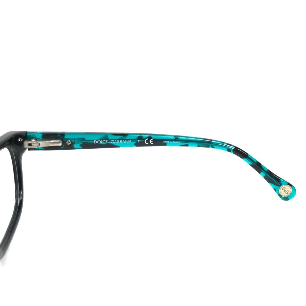 Dolce & Gabbana Petite Eyeglasses Frames DD1205 1826 Black Blue 50-17-135
